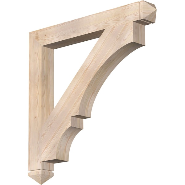Ekena Millwork Balboa Arts & Crafts Smooth Bracket, Douglas Fir, 5 1/2"W x 48"D x 48"H BKT06X48X48BOA03SDF - main